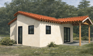 495 sq. ft home example